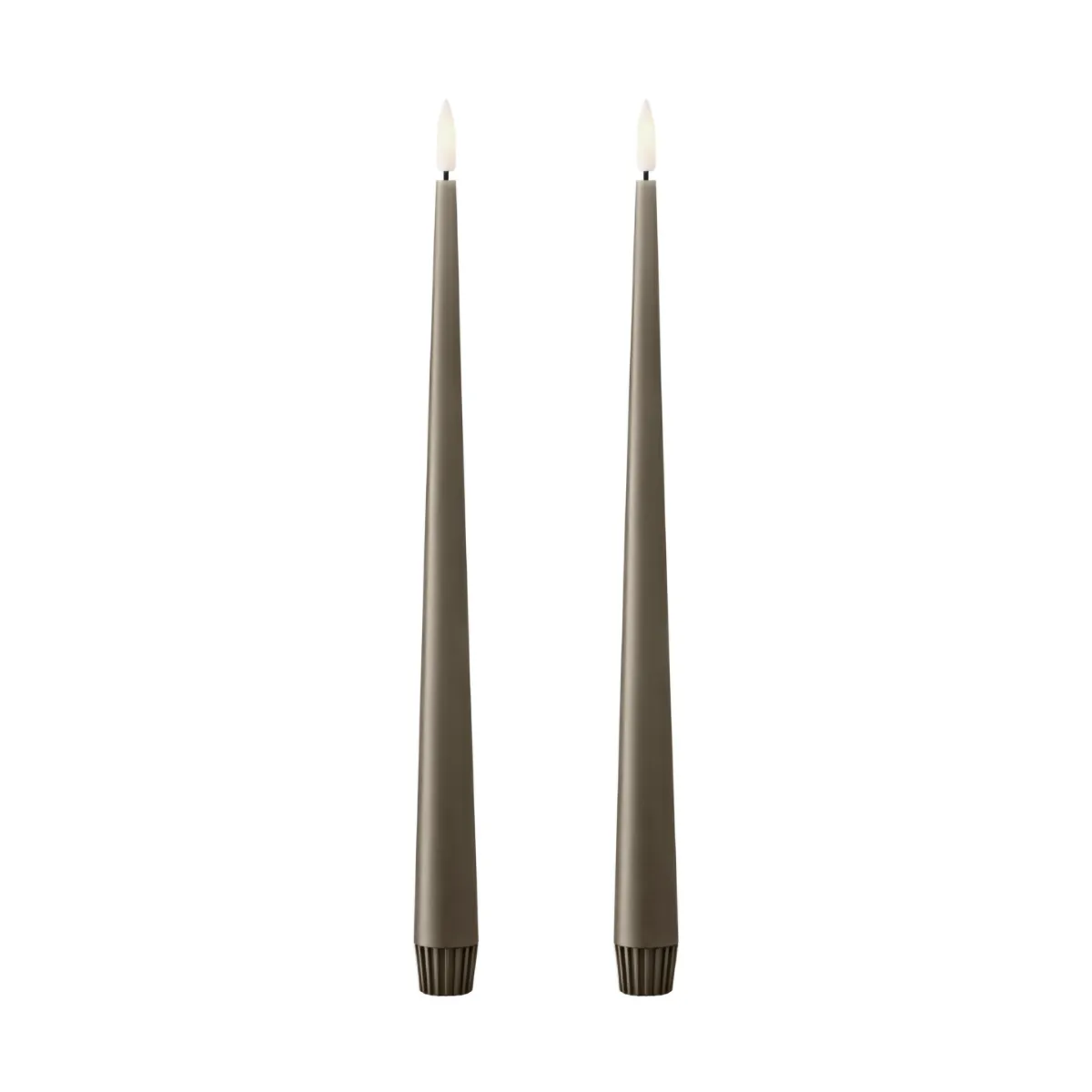 ester & erik LED锥形蜡烛2件装, 77鱼子酱黑色_30 cm ester & erik
