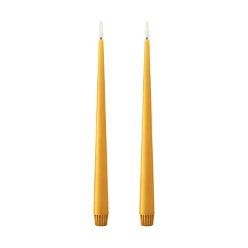 ester & erik LED锥形蜡烛2件装 - 85芒果黄色_30 cm - ester & erik