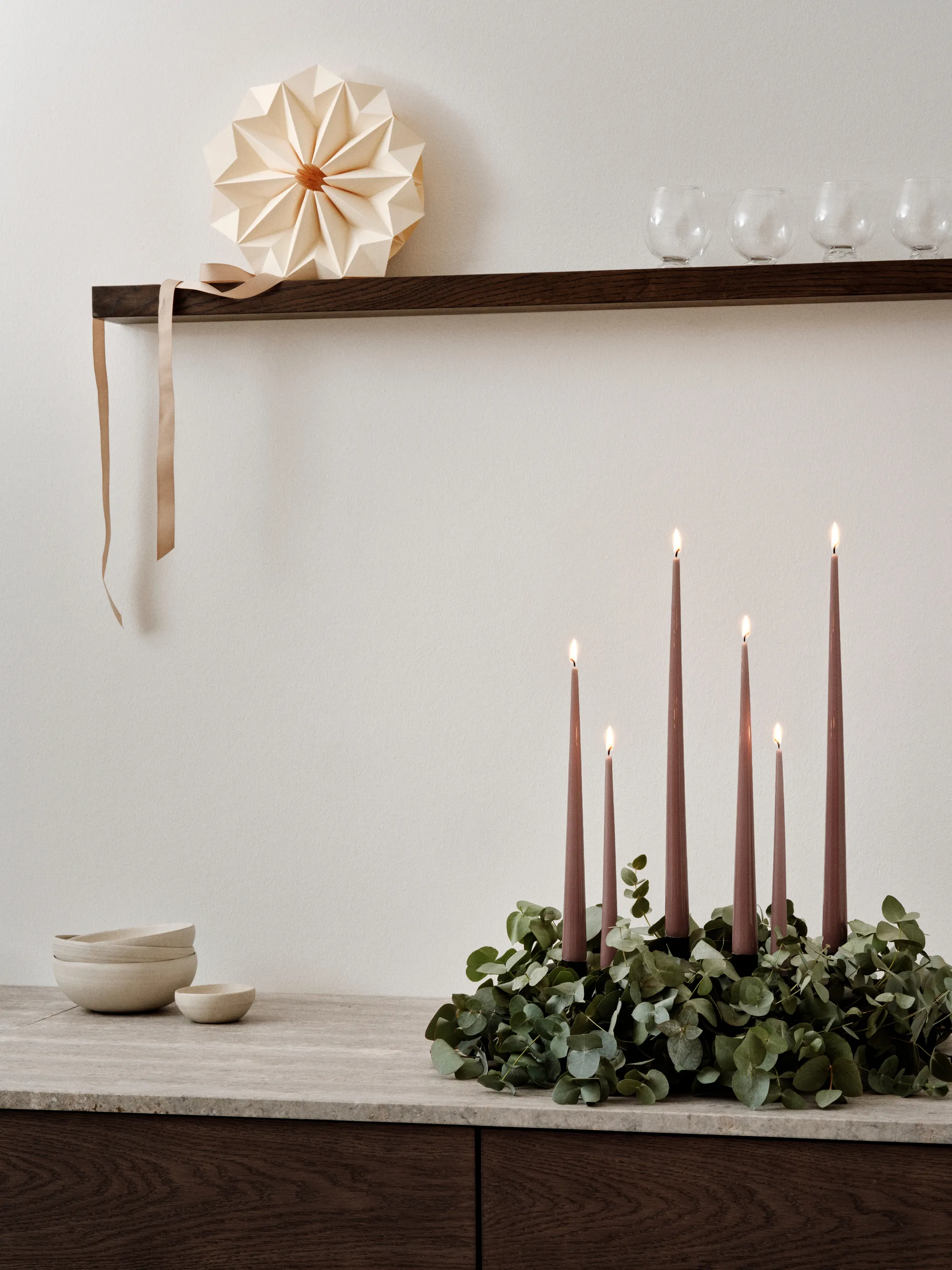 ester & erik light 四件套装 lacquered, Winter 玫瑰色 84, 32 cm ester & erik