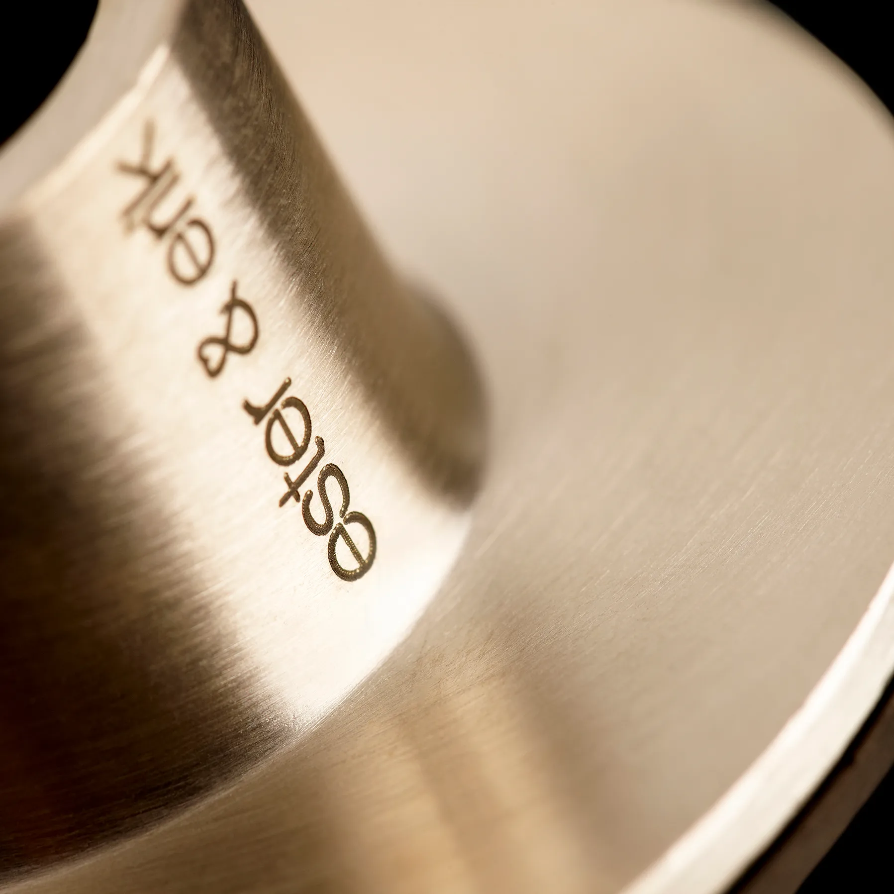 ester & erik 烛台 matte 两件套装, Gold ester & erik