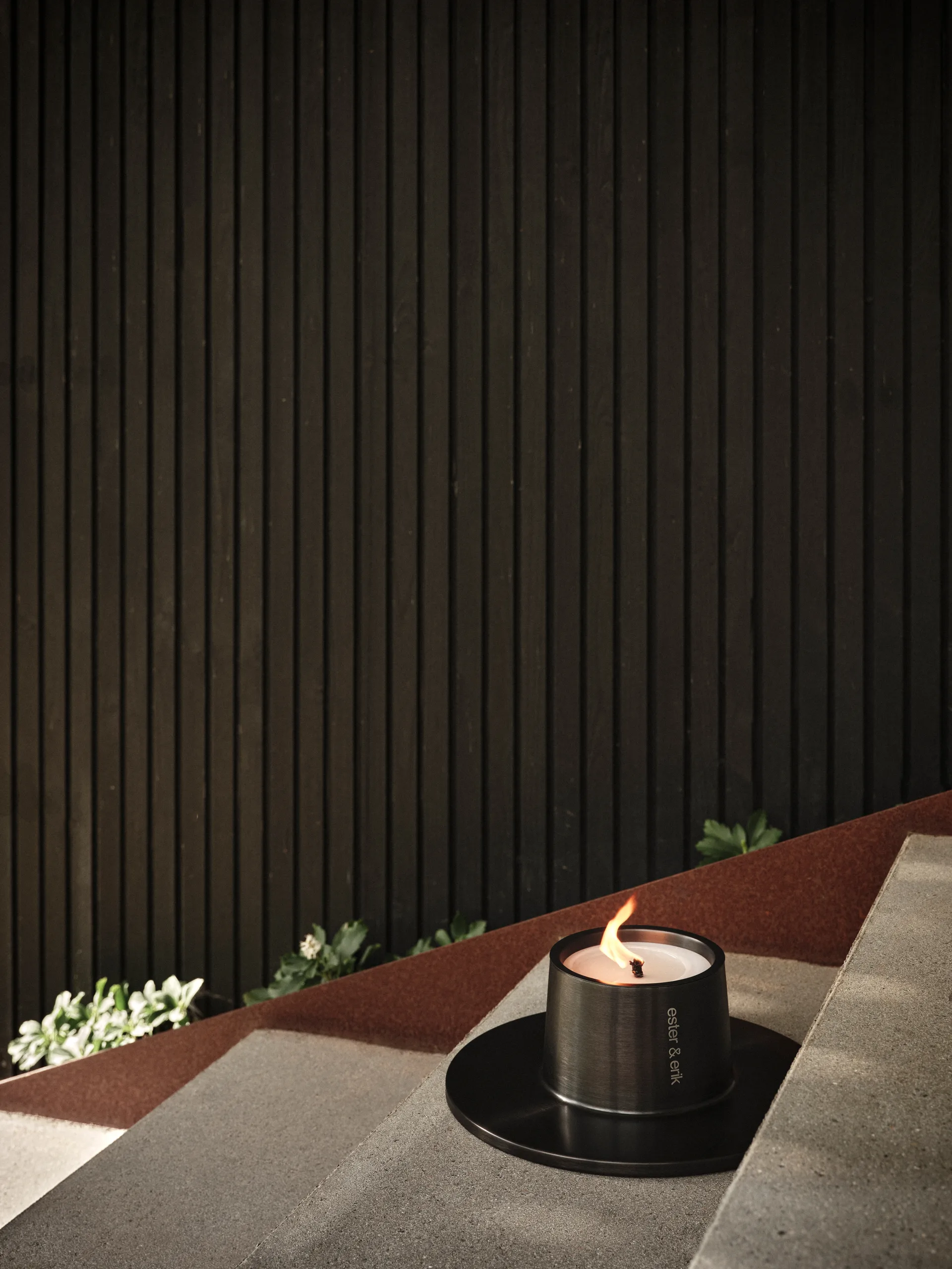 ester & erik outdoor 烛台 大 32.3 cm, 黑色 ester & erik