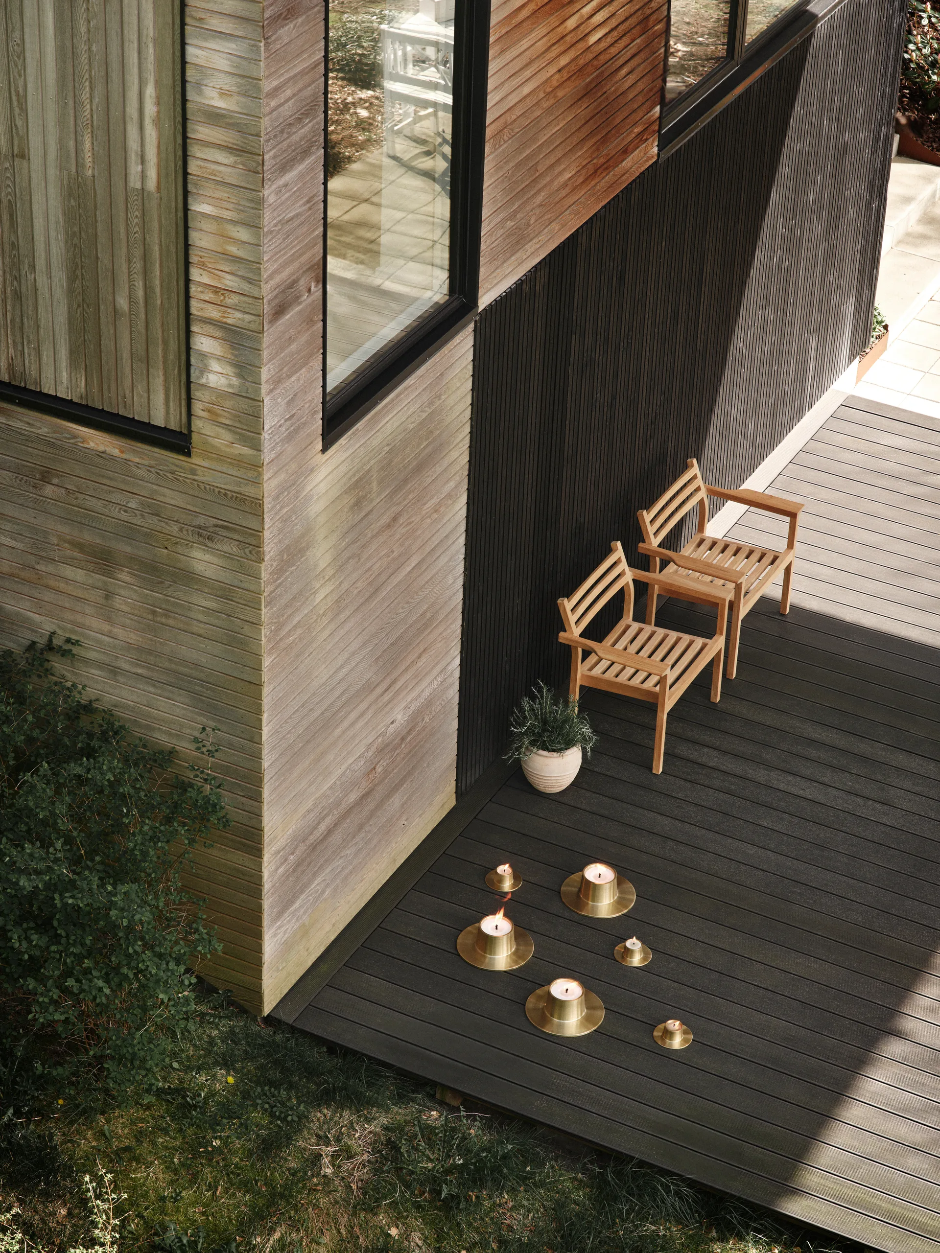 ester & erik outdoor 烛台 大 32.3 cm, 金色 ester & erik