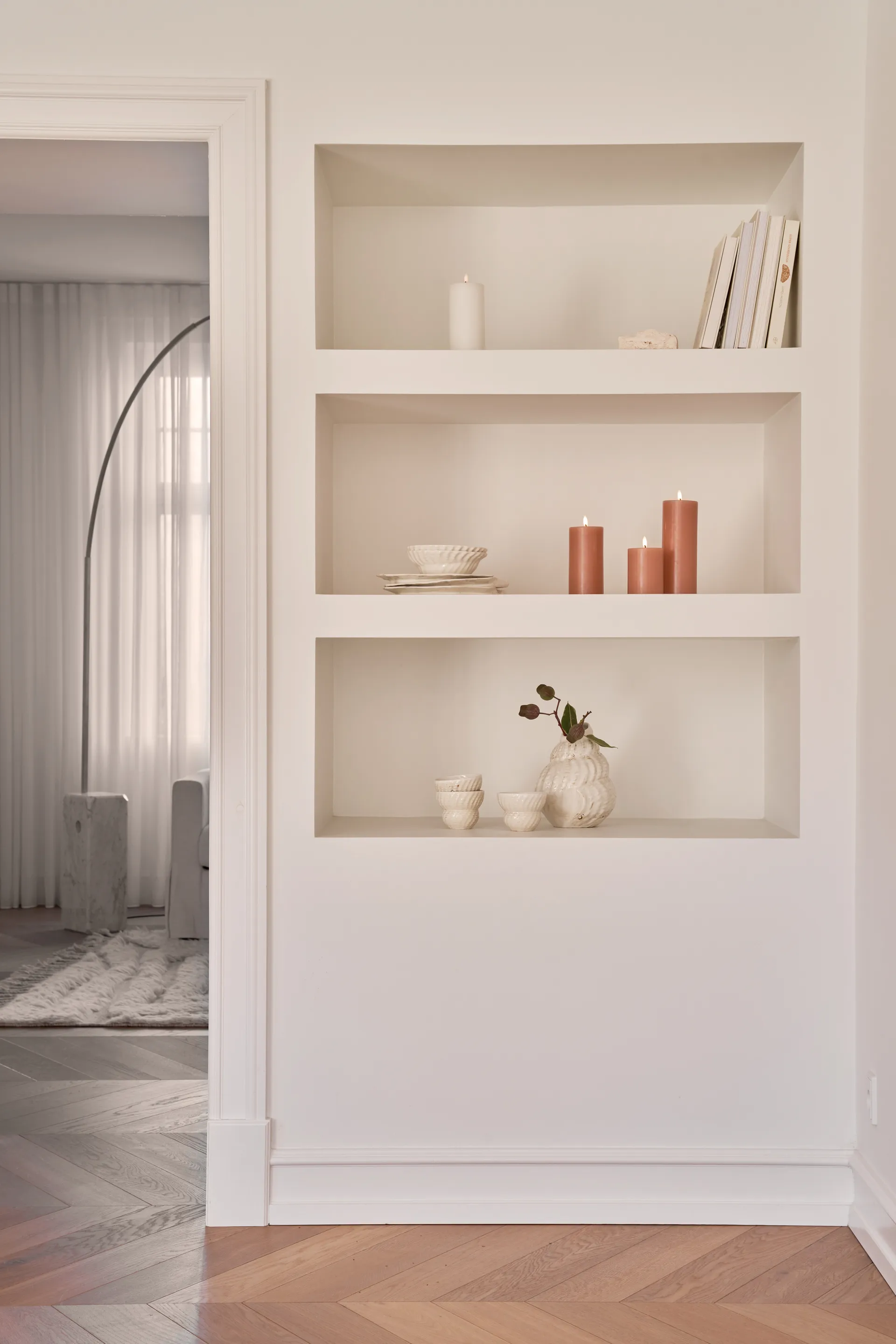 ester & erik pillar 蜡烛 LED, 10 Silky, 15 cm ester & erik