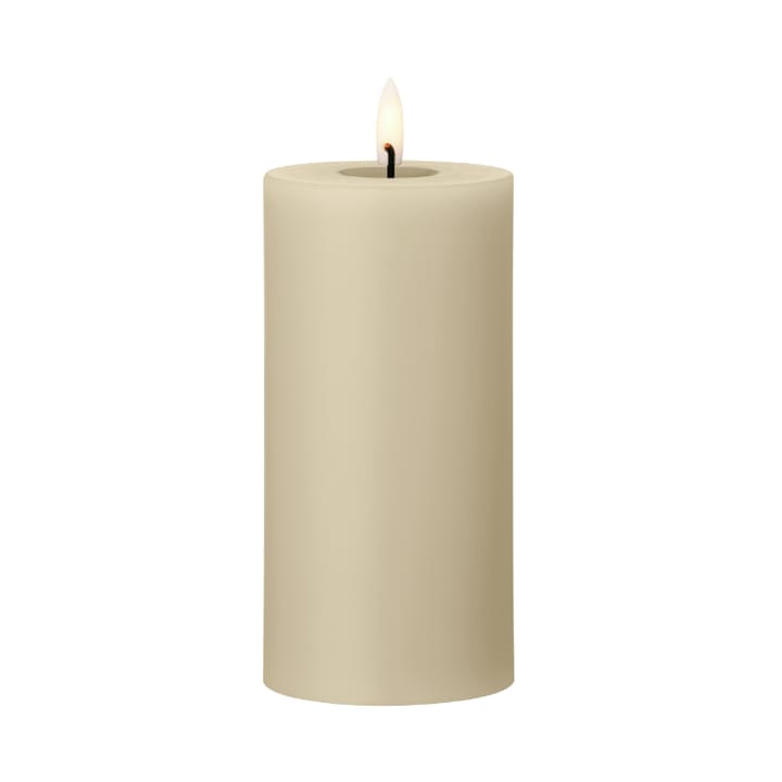 ester & erik pillar 蜡烛 LED - 14 Pale ginger, 15 cm - Ester & erik