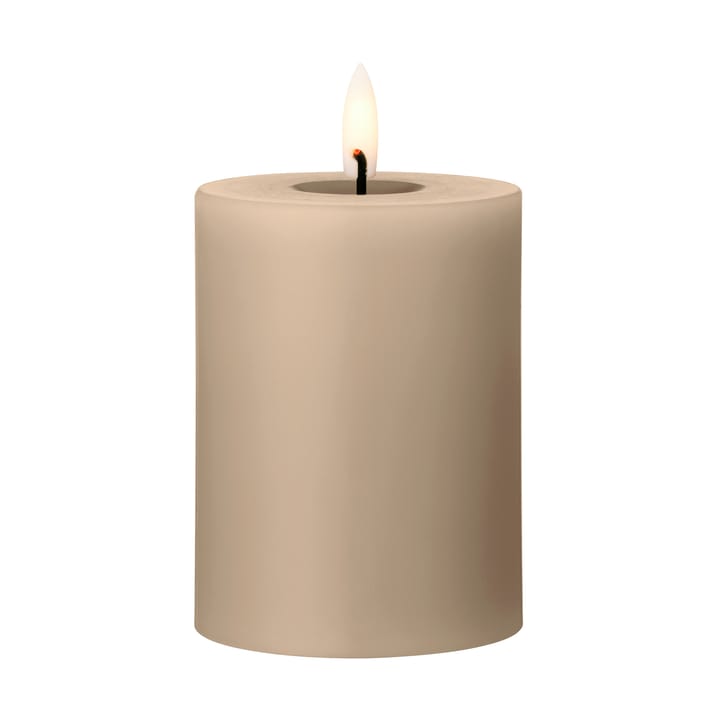 ester & erik pillar 蜡烛 LED - 18 Nougat Note, 10 cm - Ester & erik