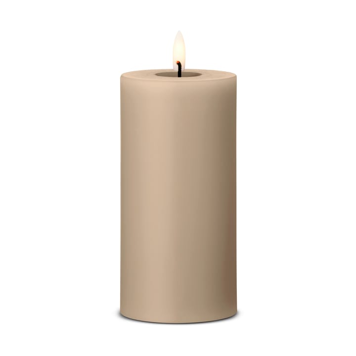 ester & erik pillar 蜡烛 LED - 18 Nougat Note, 15 cm - Ester & erik