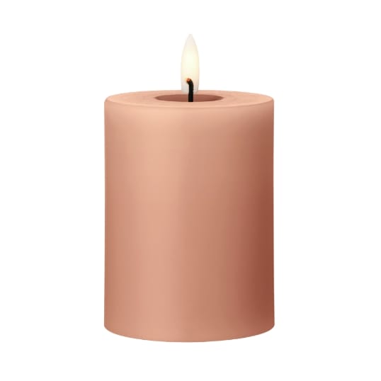 ester & erik pillar 蜡烛 LED - 20 Rosy caramel, 10 cm - Ester & erik