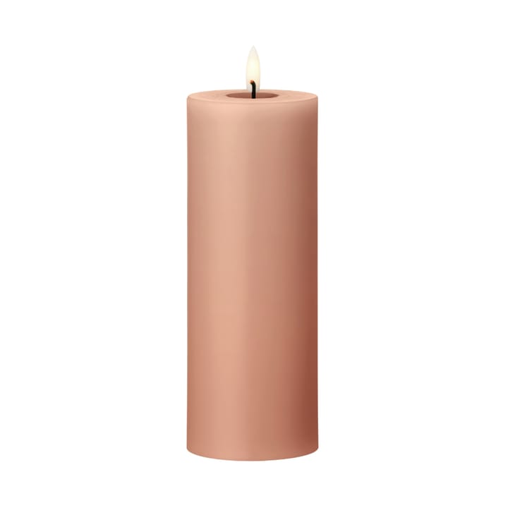 ester & erik pillar 蜡烛 LED - 20 Rosy caramel, 20 cm - Ester & erik