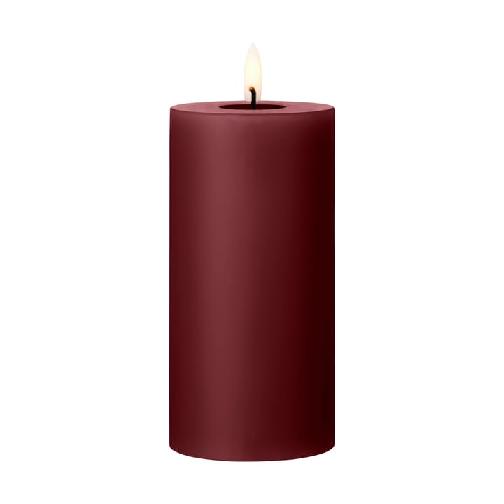 ester & erik pillar 蜡烛 LED - 44/2 Deep Wine, 15 cm - Ester & erik