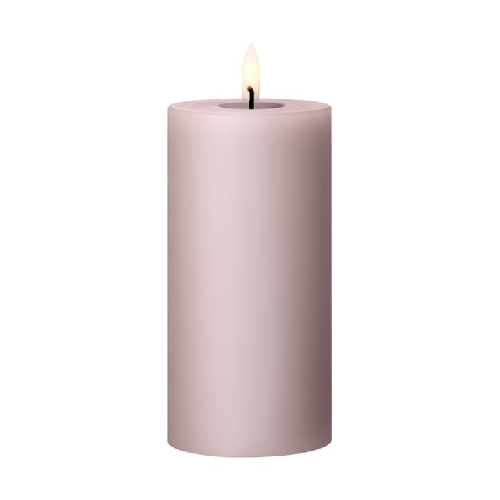 ester & erik pillar 蜡烛 LED - 52 Soft Rose, 15 cm - Ester & erik