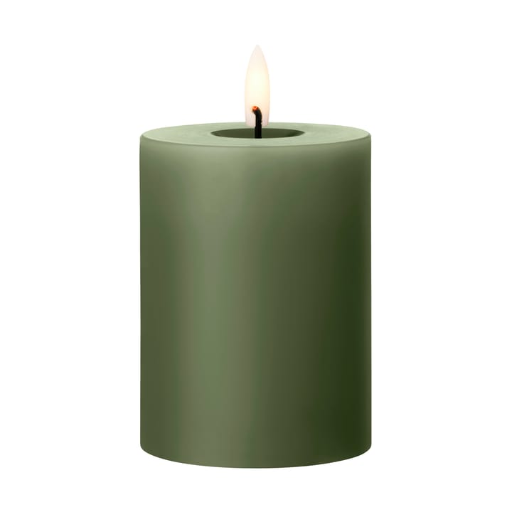ester & erik pillar 蜡烛 LED - 70 Green Soil, 10 cm - Ester & erik