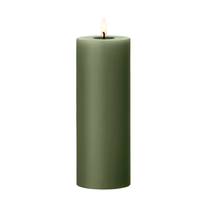 ester & erik pillar 蜡烛 LED - 70 Green Soil, 20 cm - Ester & erik