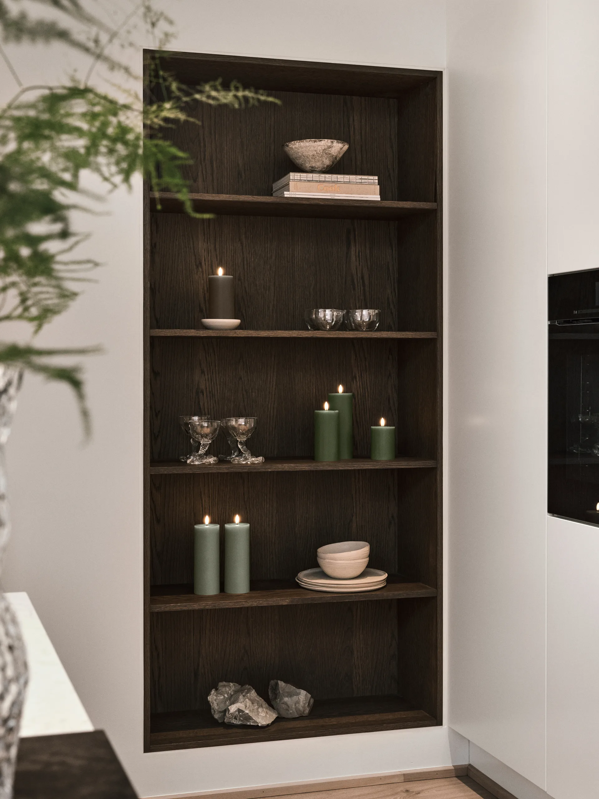 ester & erik pillar 蜡烛 LED, 70 Green Soil, 20 cm ester & erik