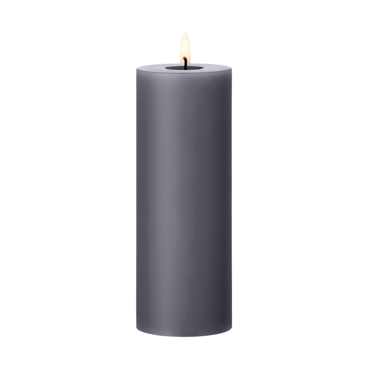 ester & erik pillar 蜡烛 LED - 74 Dark Slate, 20 cm - Ester & erik