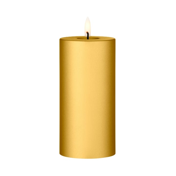 ester & erik pillar 蜡烛 LED - 90 Gold Metallic, 15 cm - Ester & erik