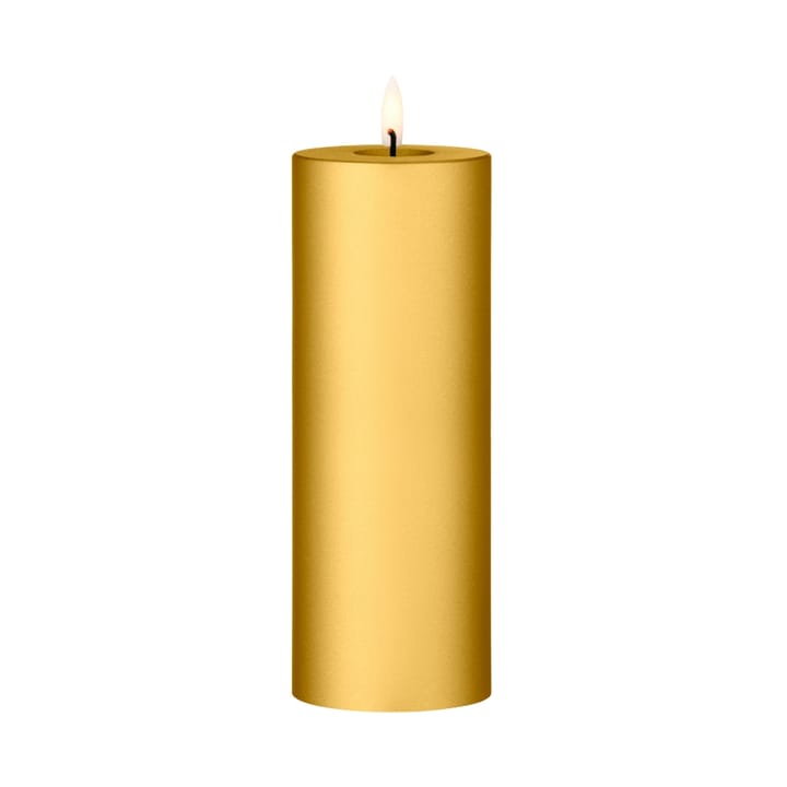 ester & erik pillar 蜡烛 LED - 90 Gold Metallic, 20 cm - Ester & erik