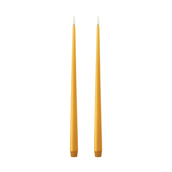 ester & erik taper 蜡烛 LED 两件套装 - 85 Mango, 40 cm - Ester & erik