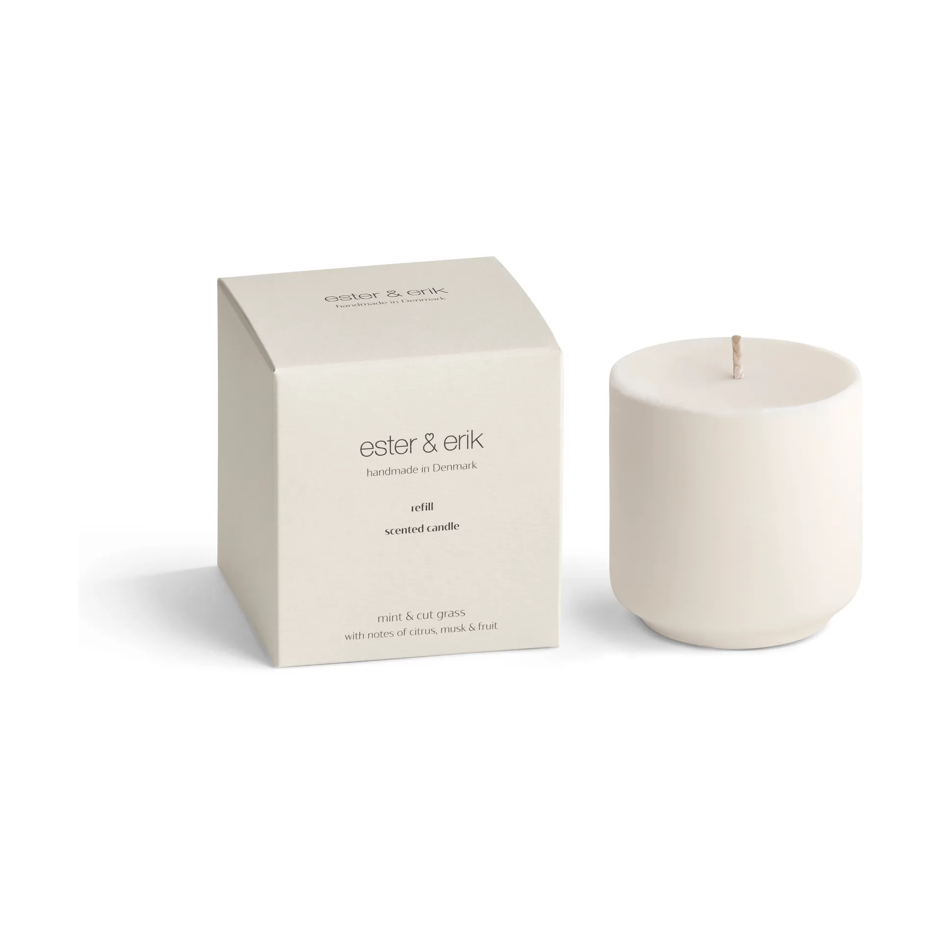 Refill ester & erik scented candles, Coconut & 绿色 ester & erik