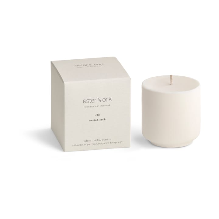 Refill ester & erik scented candles - 白色 musk & berries - Ester & erik