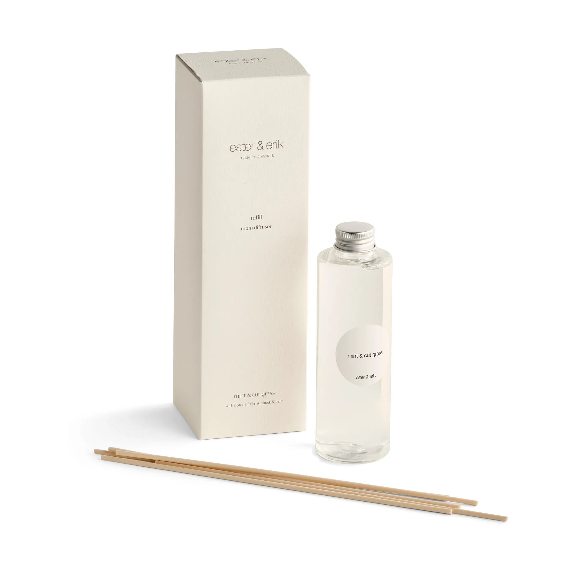 Refill ester & erik scented sticks, 薄荷绿 & cut grass ester & erik