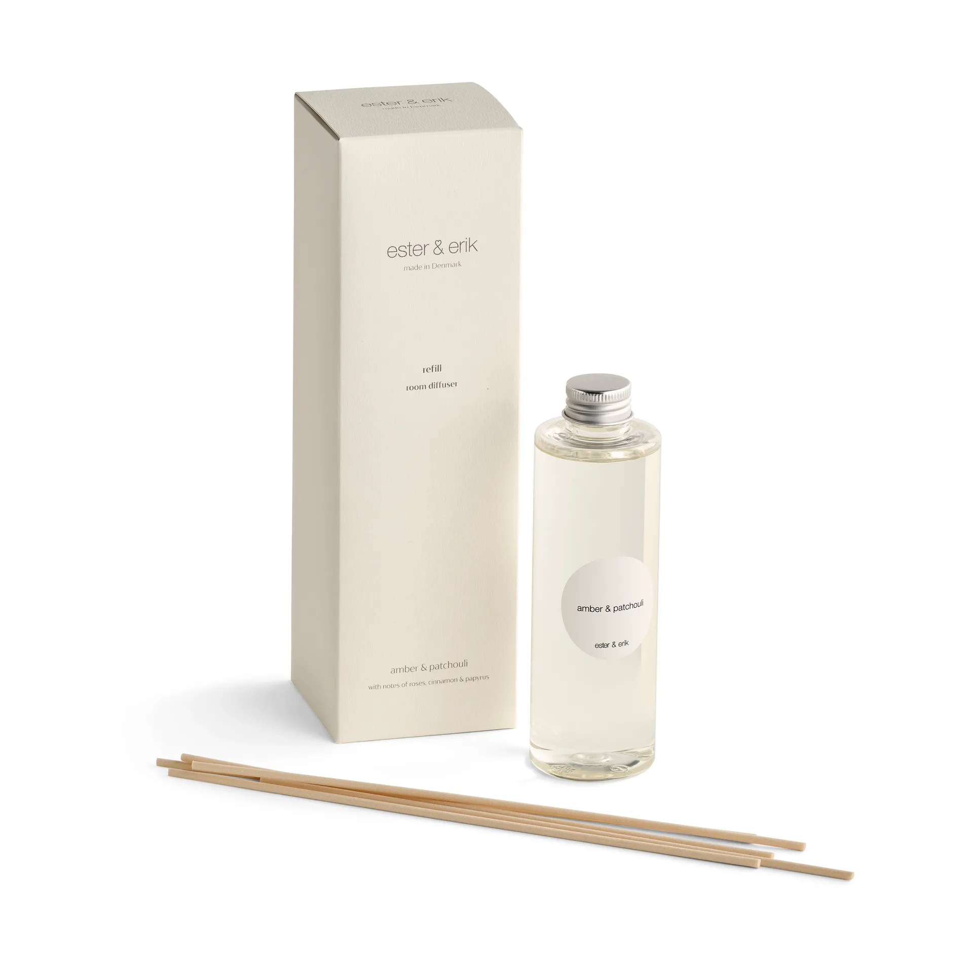 Refill ester & erik scented sticks, 琥珀色 & patchouli ester & erik