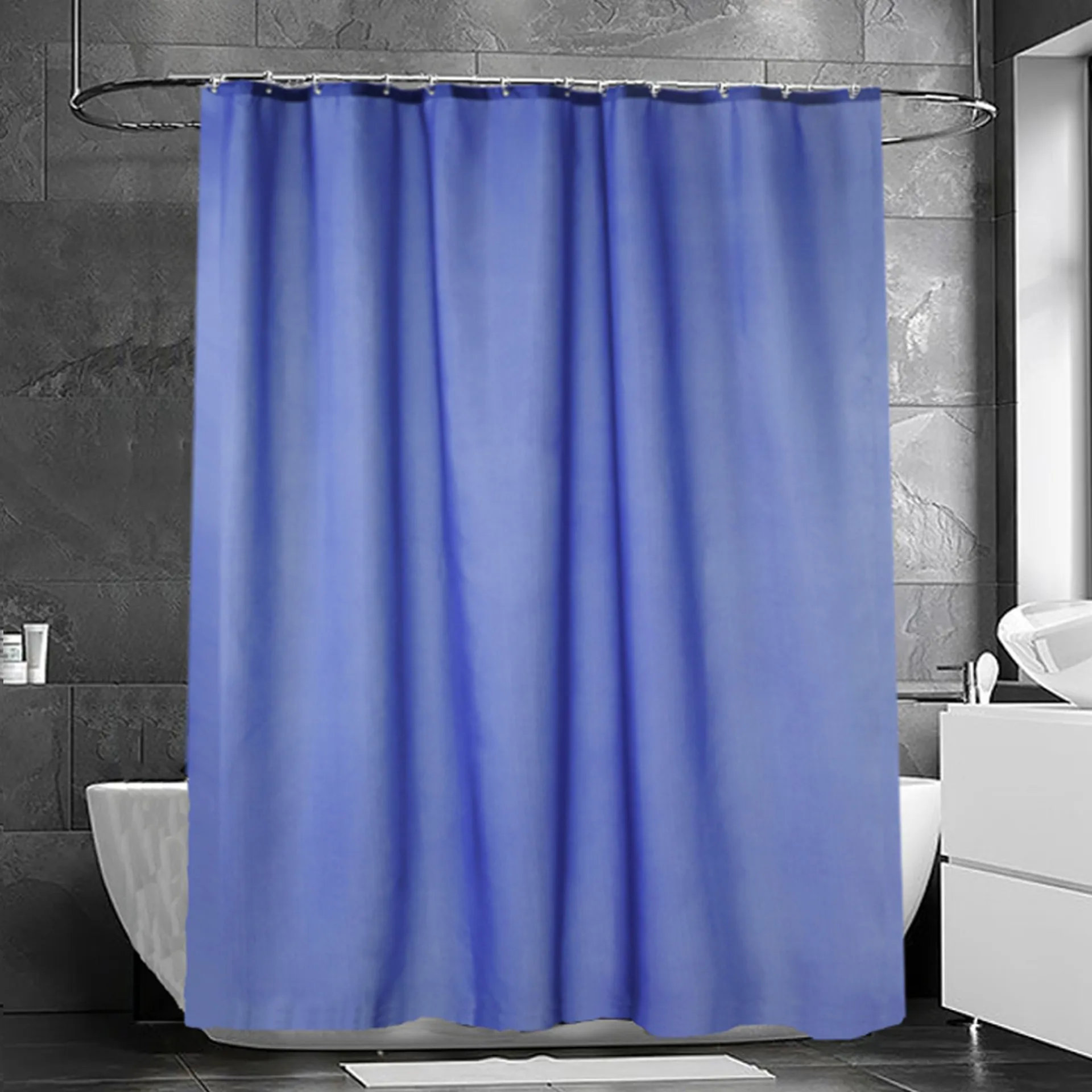 Match shower curtain, sky 蓝色 Etol Design