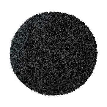 Rasta 圆形地毯 Ø120 cm - 黑色 - Etol Design