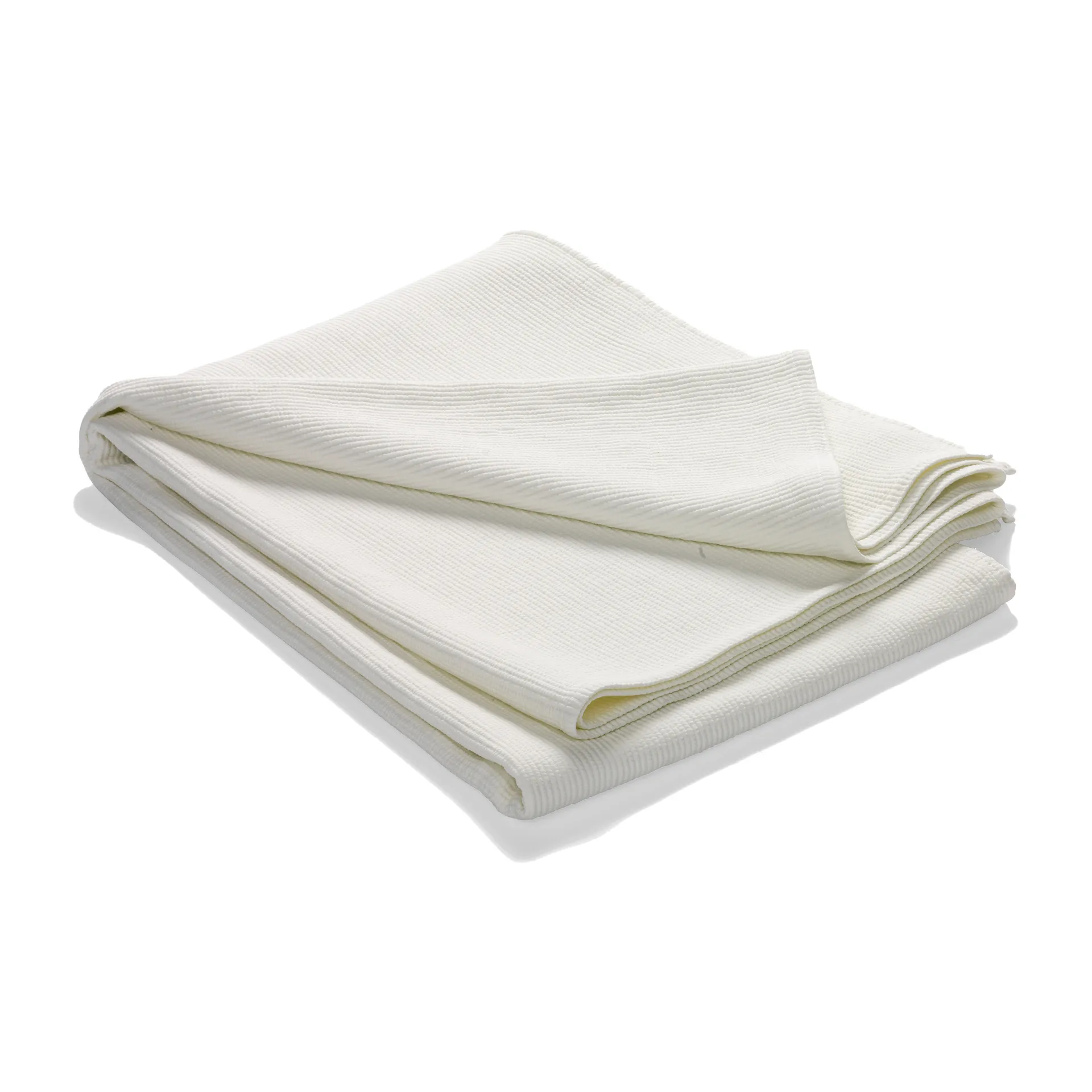 Stripe bedspread stonewashed cotton 180x260, Off 白色 Etol Design