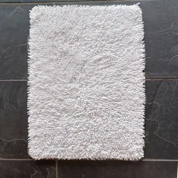 牙买加雷鬼风浴室地垫 - 白色 - Etol Design