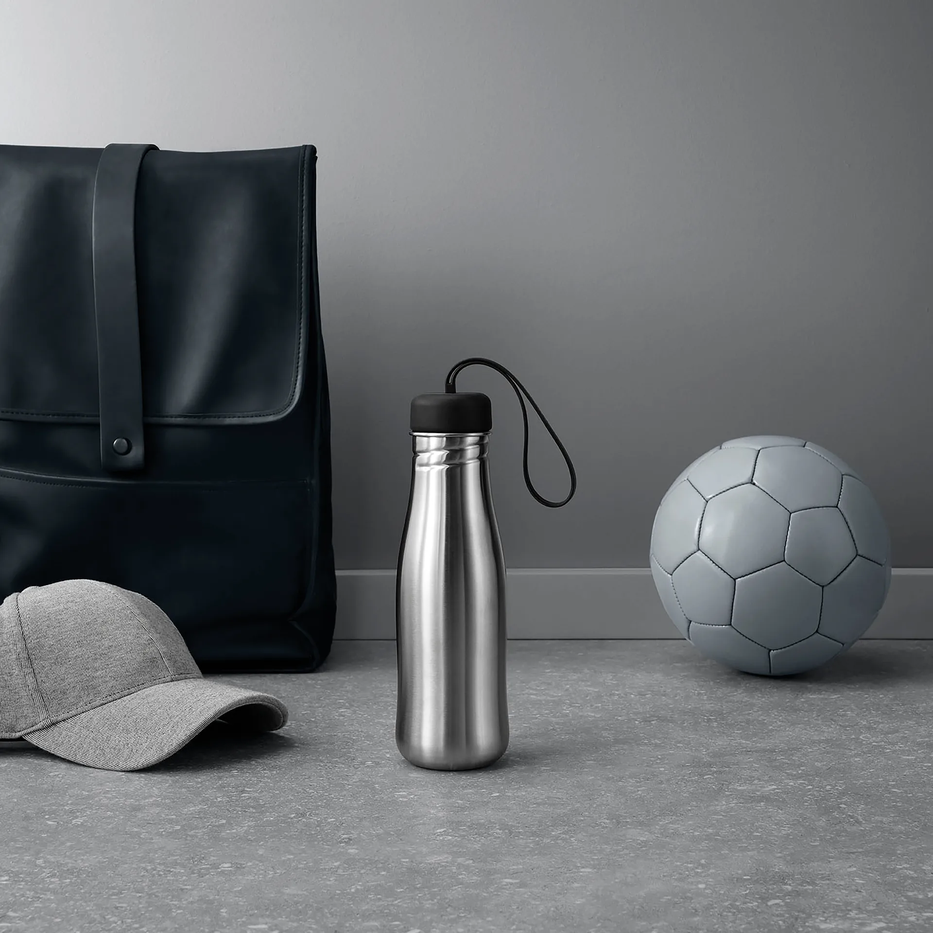 Active drink bottle 0.7 l, 黑色 Eva Solo