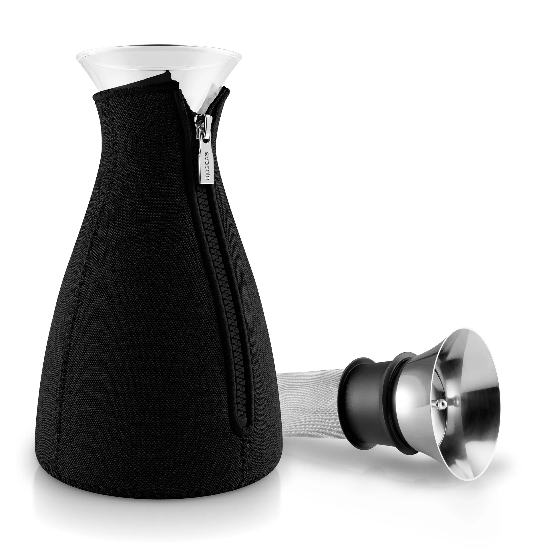 CafeSolo coffee maker with cover, 黑色 Eva Solo