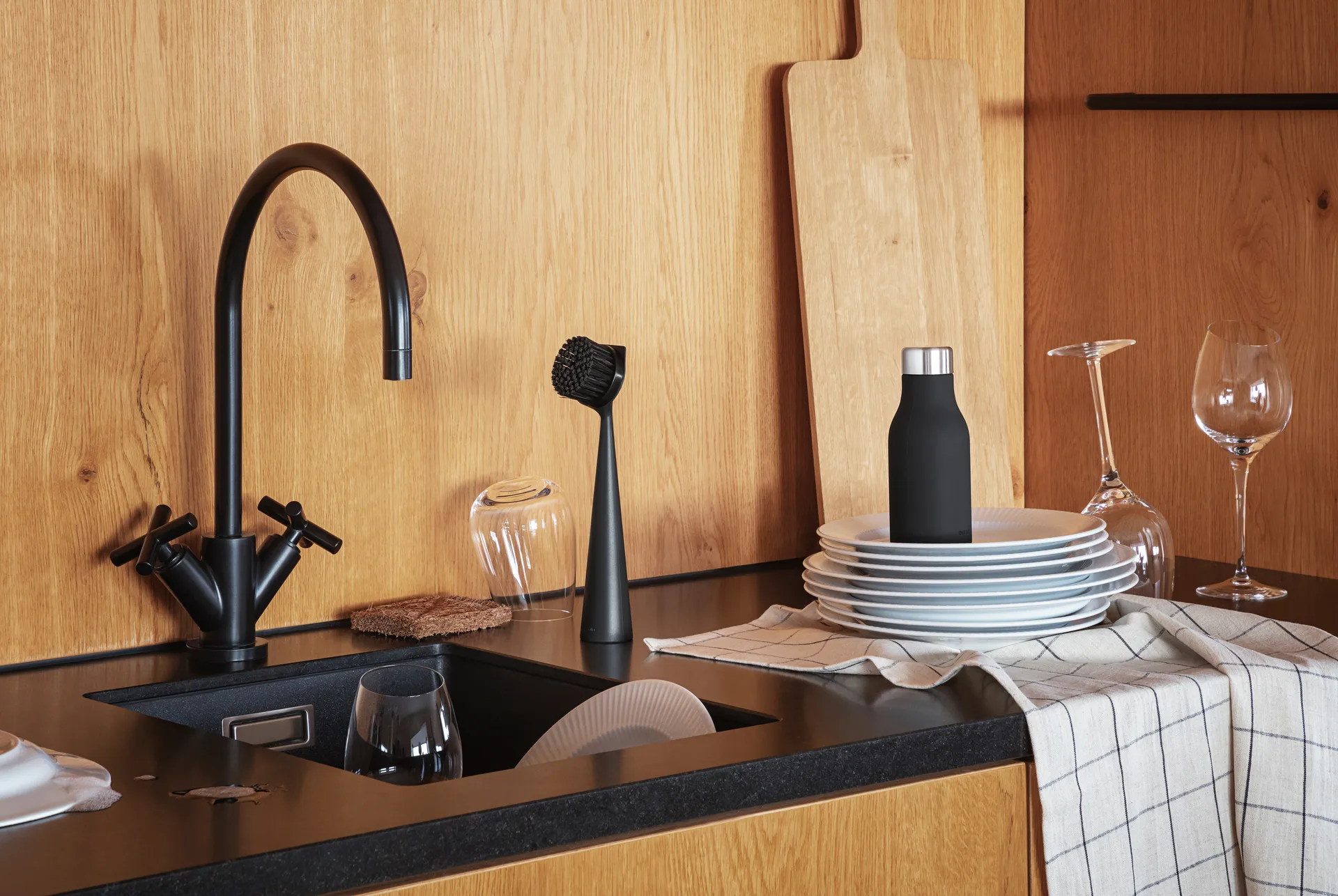 Eva Solo dish brush in nylon, 黑色 Eva Solo