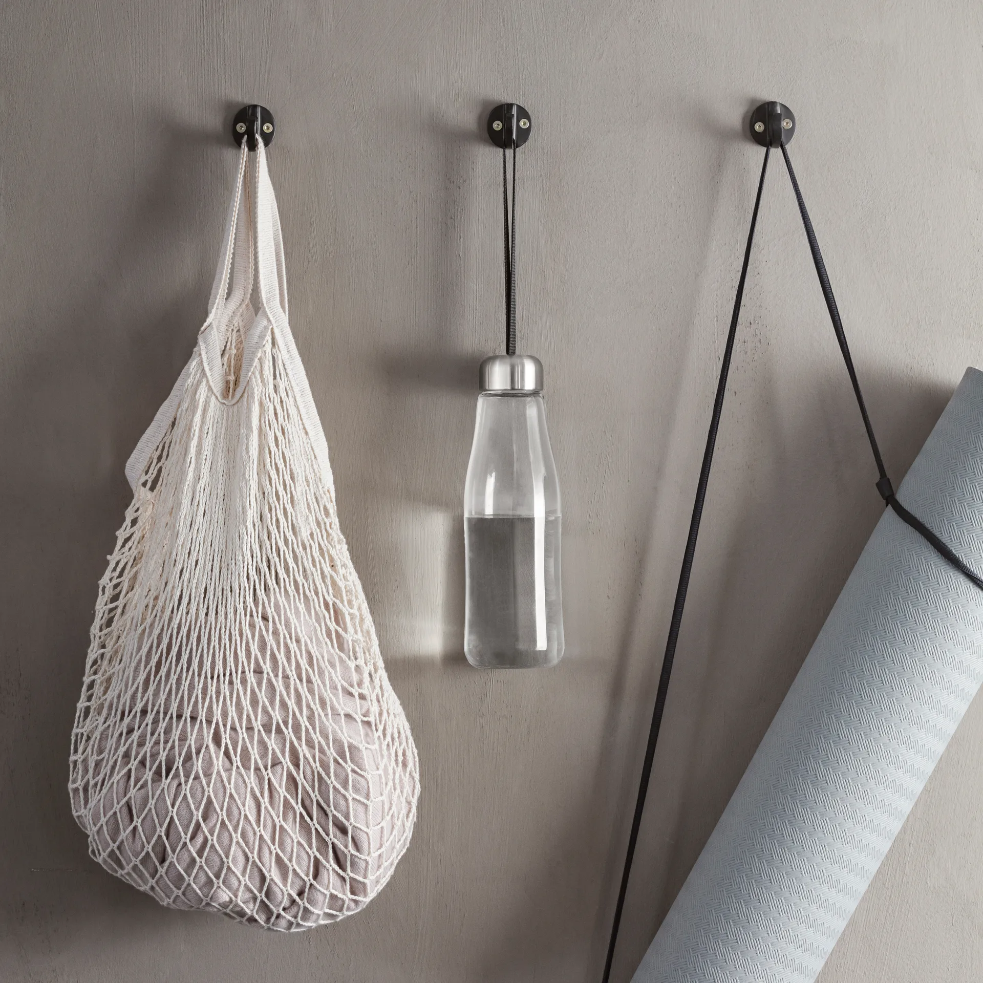 Eva Solo glass water bottle 0.5 L, 黑色 Eva Solo