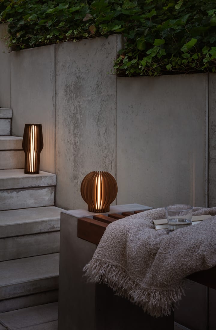Eva Solo Radiant LED chargable 灯 - round, Oak Eva Solo