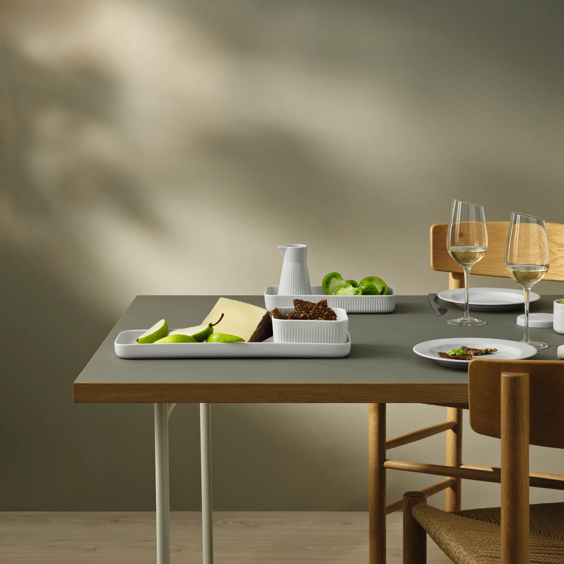 Eva Trio Legio Nova rectangular 盘子 , 白色 Eva Solo