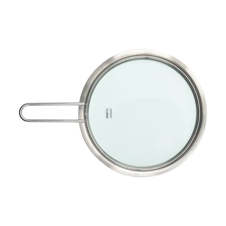 Eva Trio 玻璃 lid recycled stainless steel, Ø20 cm Eva Solo