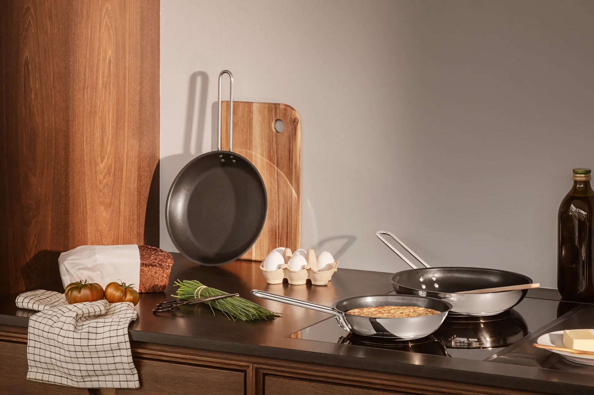 Eva Trio Stainless Steel Slip-Let 煎锅/炒锅, 20 cm Eva Solo