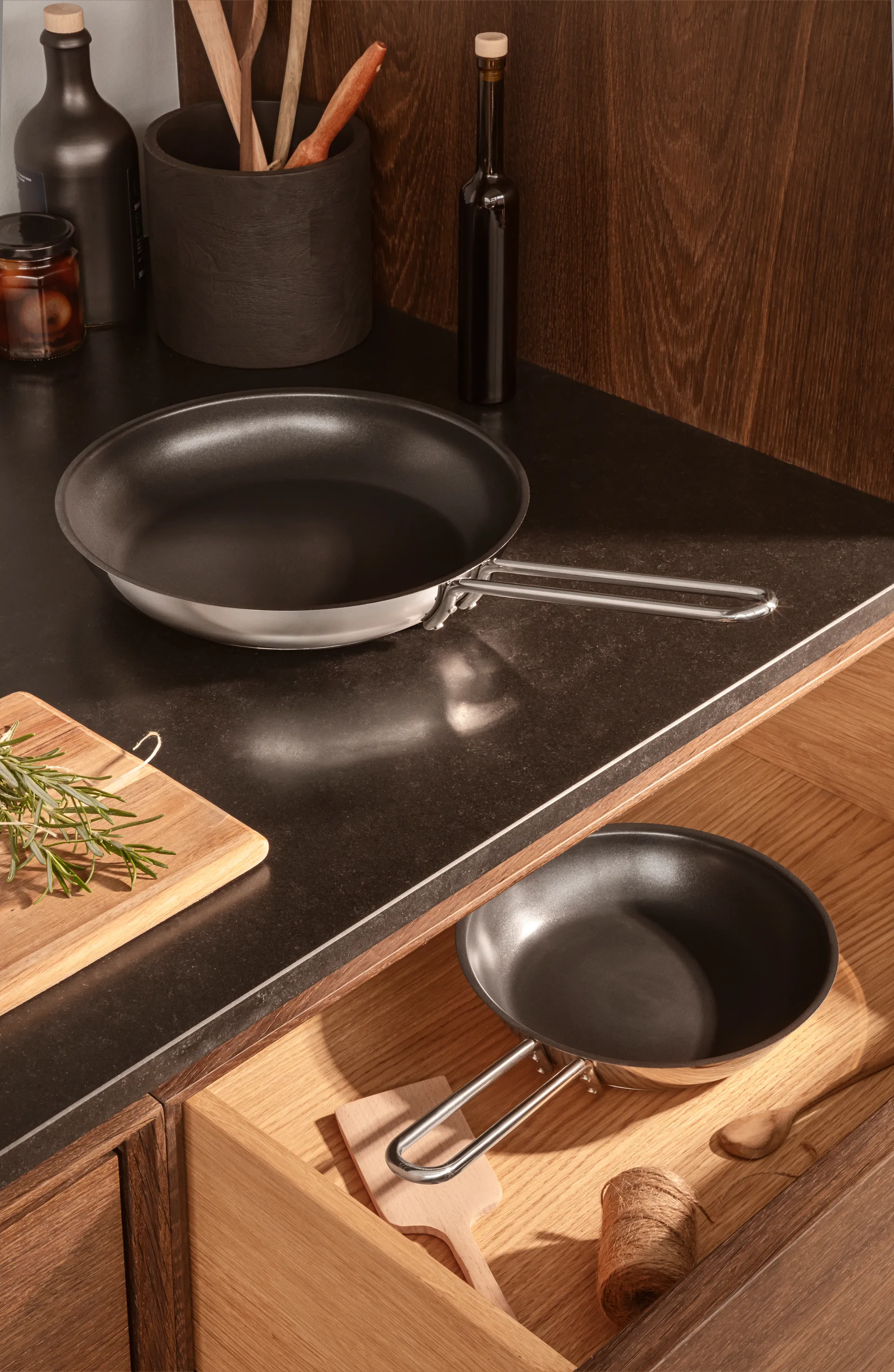 Eva Trio Stainless Steel Slip-Let 煎锅/炒锅, 28 cm Eva Solo