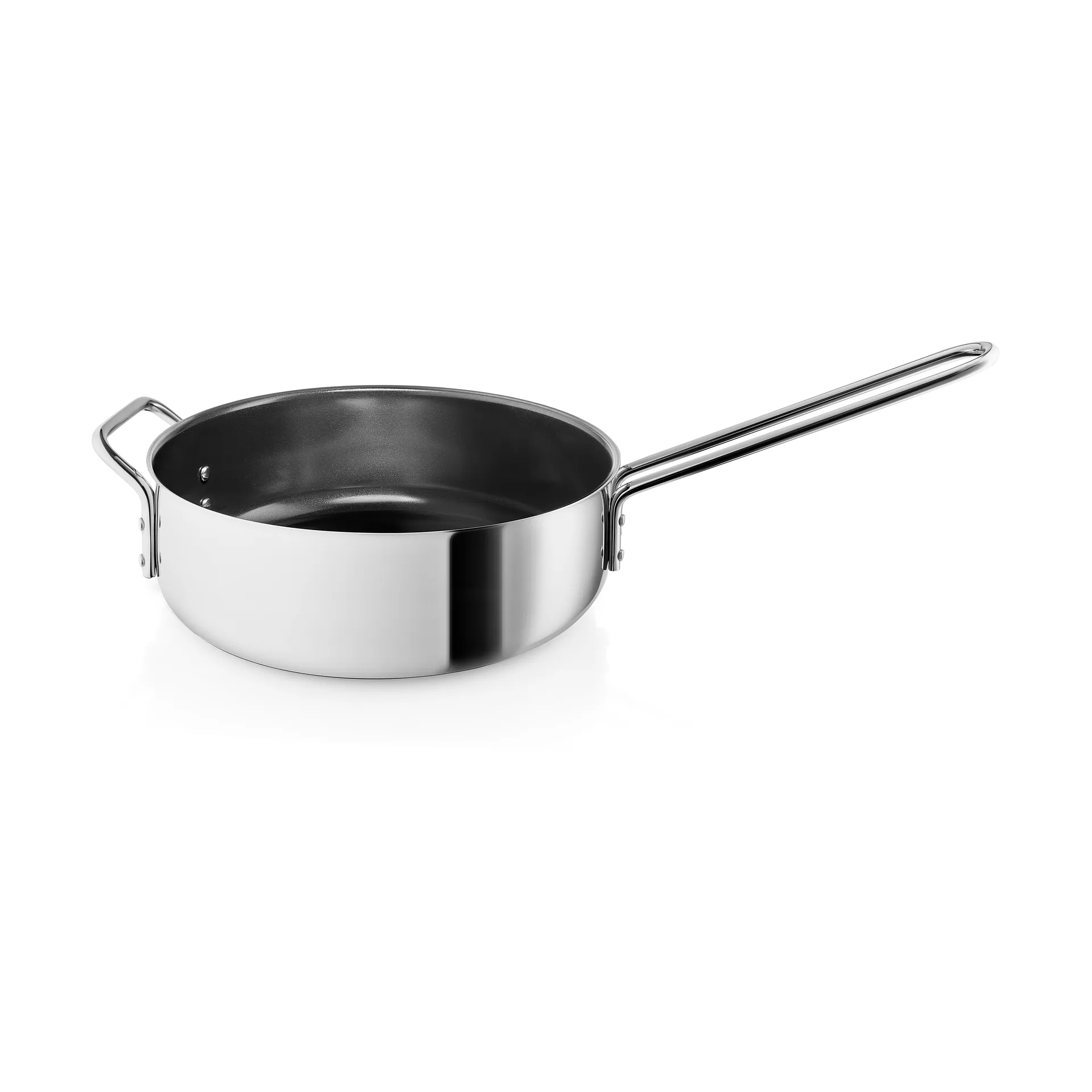 Eva Trio Stainless Steel Slip-Let 陶瓷制品 sauté pan, 24 cm Eva Solo