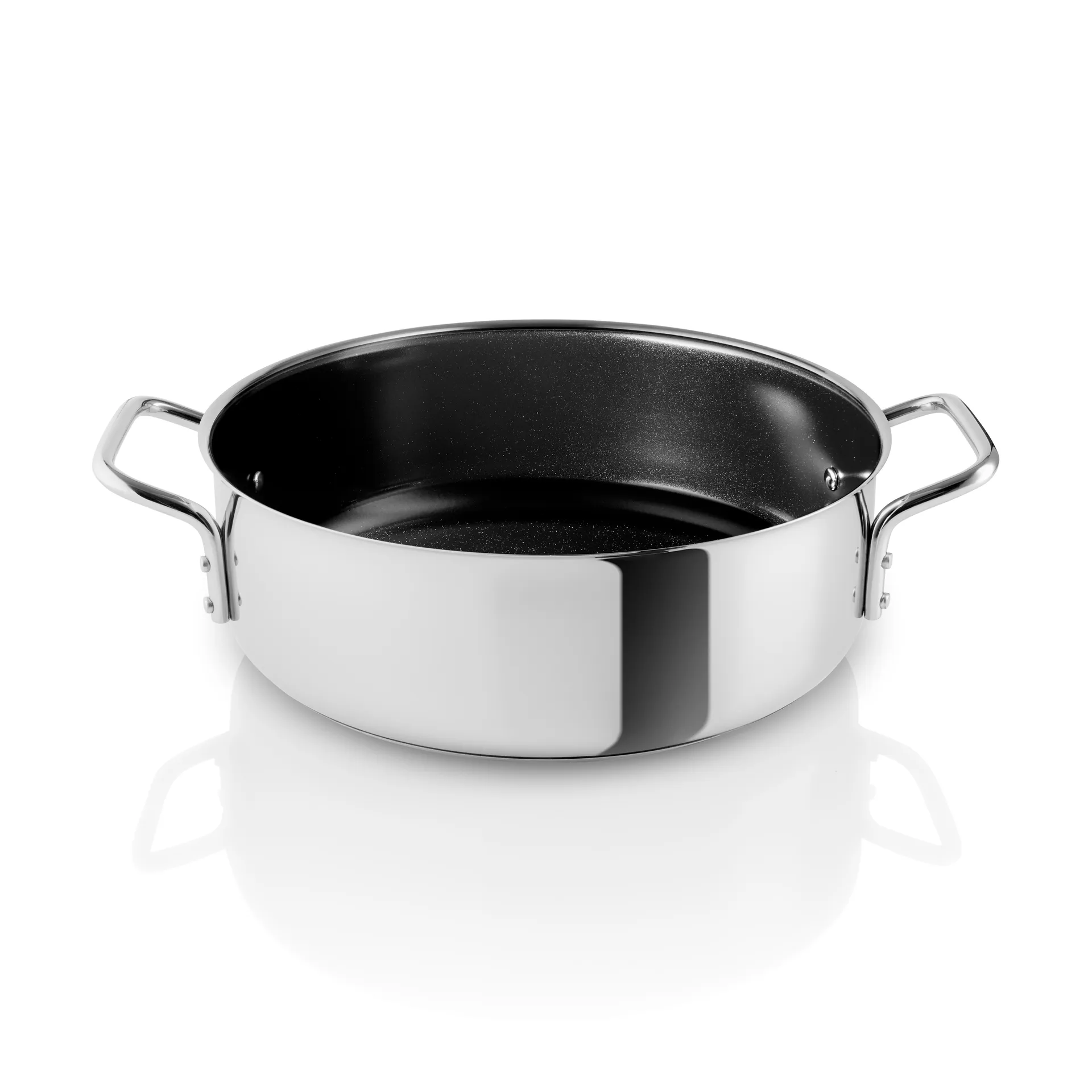 Eva Trio Stainless Steel Slip-Let 陶瓷制品 Sauté Pan, 3.5 L Eva Solo