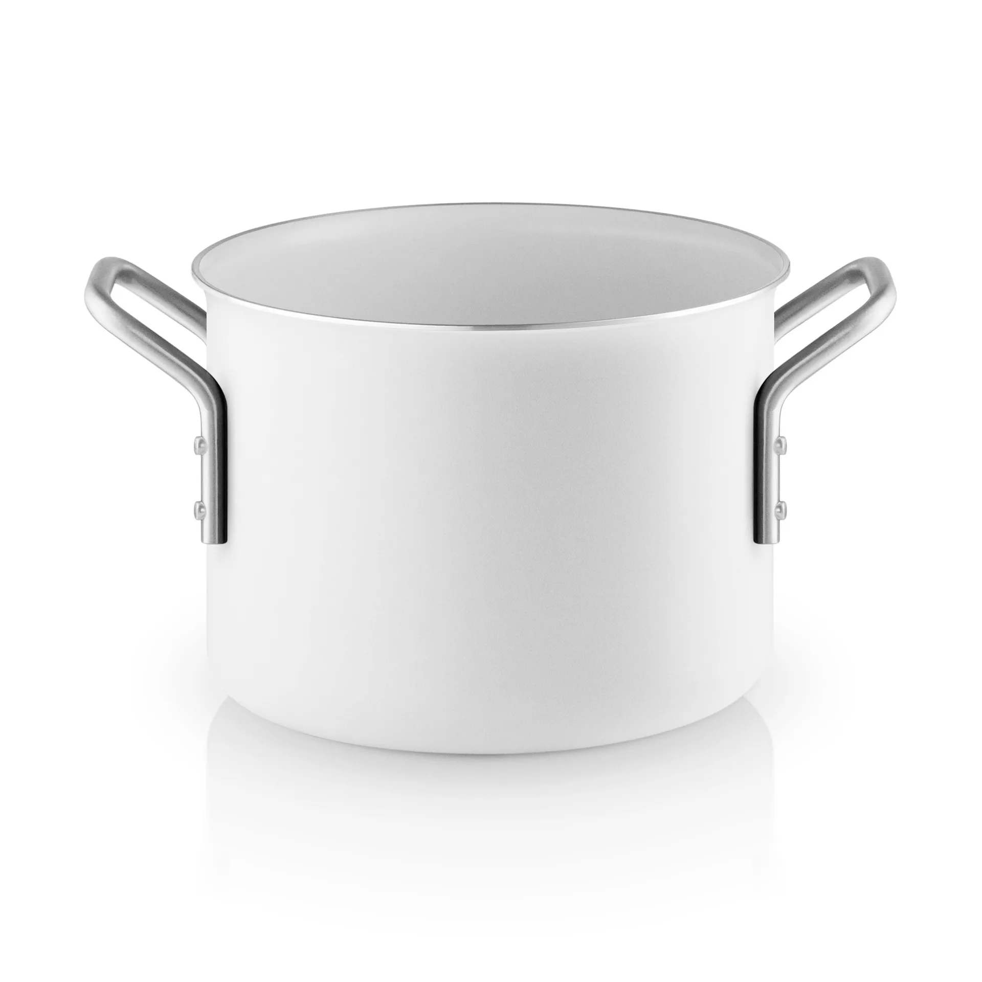 Eva Trio White Line Slip-Let 陶瓷制品 pot, 2.5 L Eva Solo
