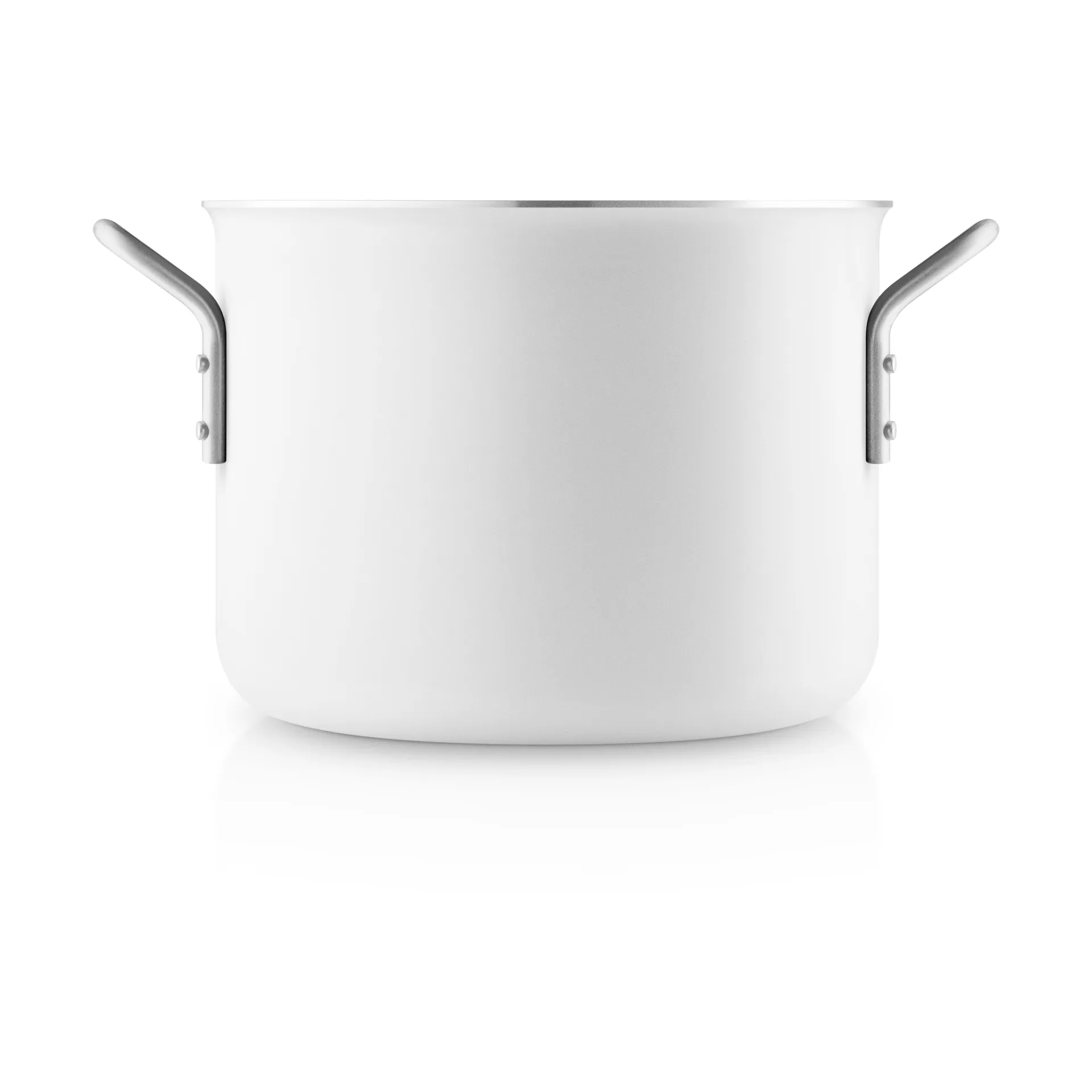 Eva Trio White Line Slip-Let 陶瓷制品 pot, 4.8 L Eva Solo
