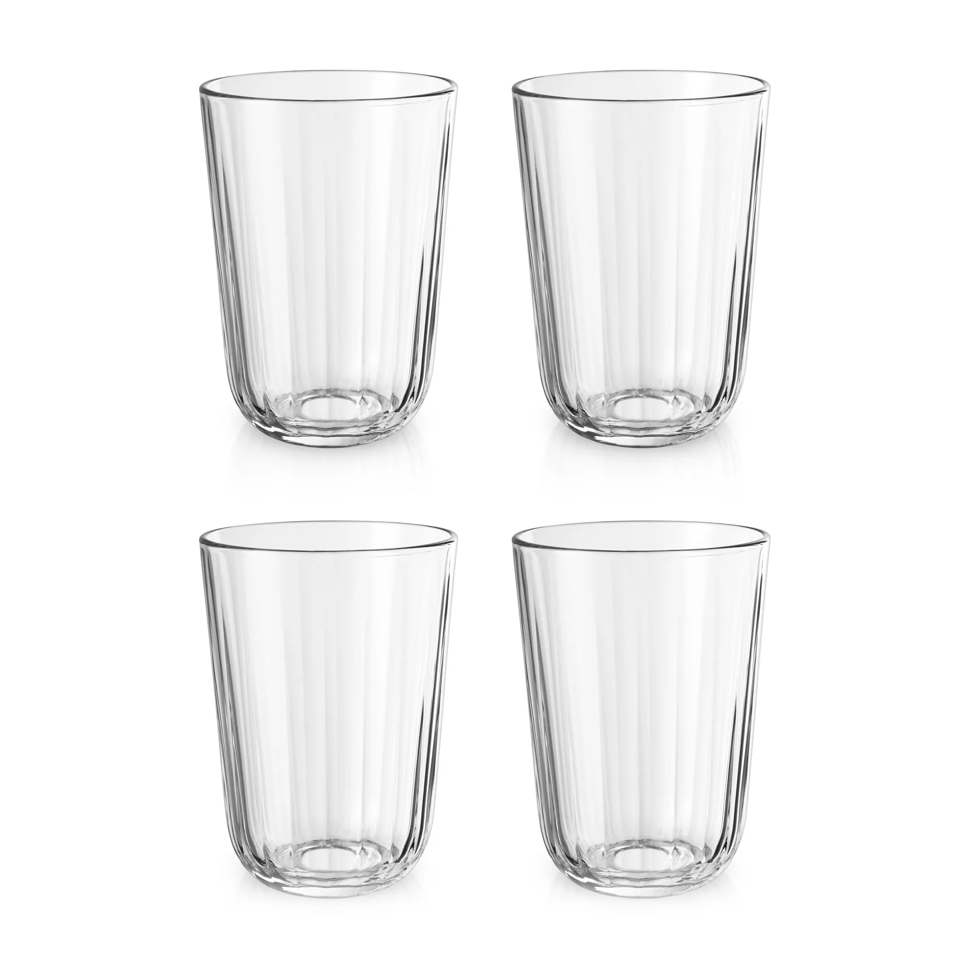 Facet drinking glass 34 cl 四件套装, Clear Eva Solo