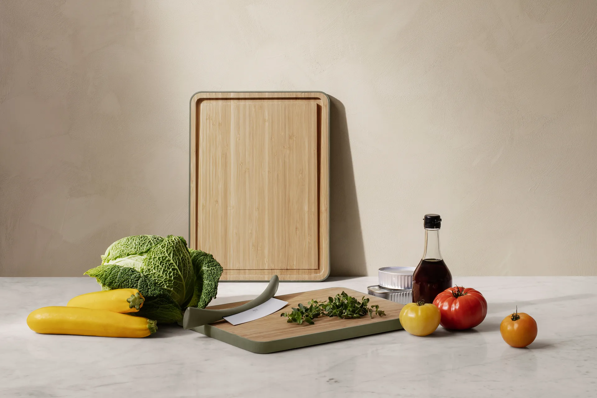 Green tool bamboo cutting board, 39x28 cm Eva Solo