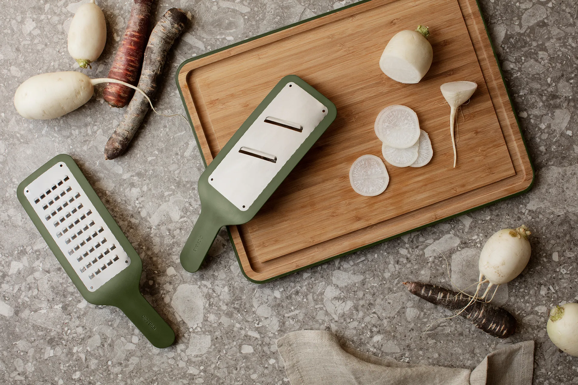 Green Tool 磨丝器 绿色, 切片款 Eva Solo