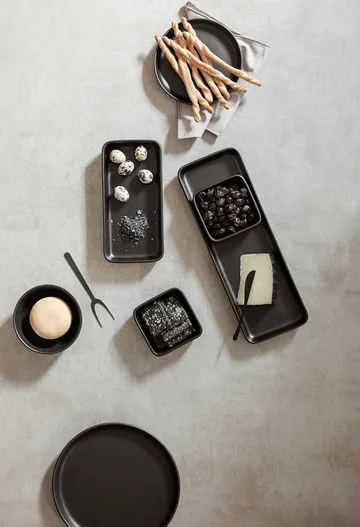 Nordic Kitchen 分餐盘 12x24cm - 黑色 - Eva Solo