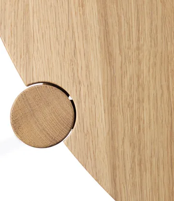 D102 Søs 咖啡桌 Ø70 cm - 自然木色 nature 涂漆的 - FDB Møbler