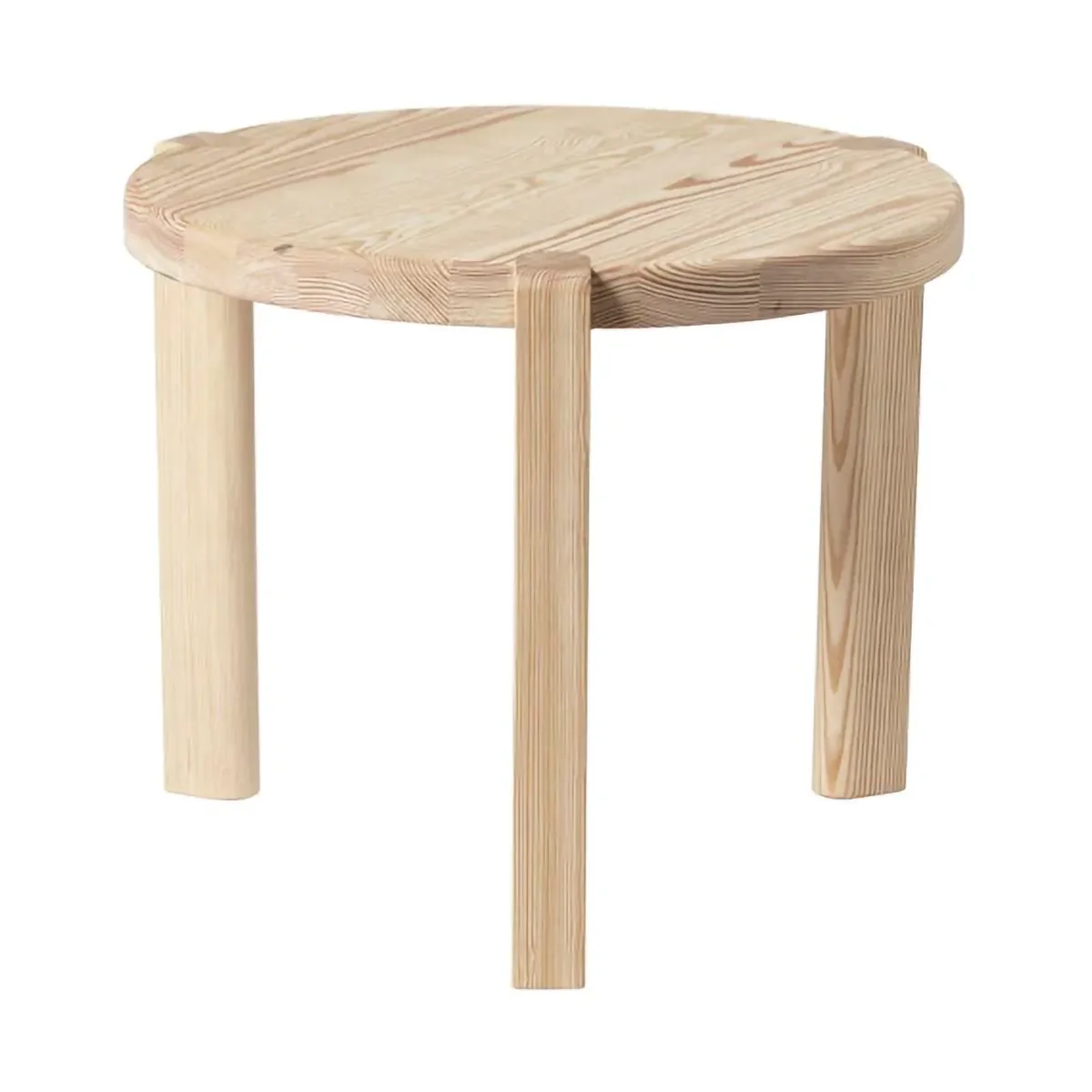D108 Ragnesminde 咖啡桌 Ø48cm, 未处理松木 FDB Møbler