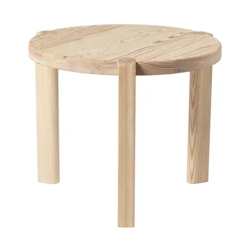 D108 Ragnesminde 咖啡桌 Ø48cm - 未处理松木 - FDB Møbler