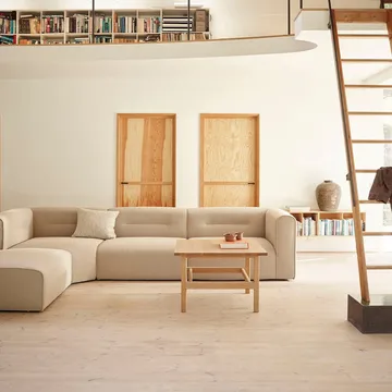 D33 咖啡桌 80x80cm - 实心橡木_涂油款 - FDB Møbler
